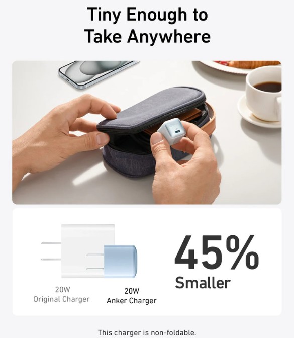 Anker Charger 20W 1C A2699L21 - White