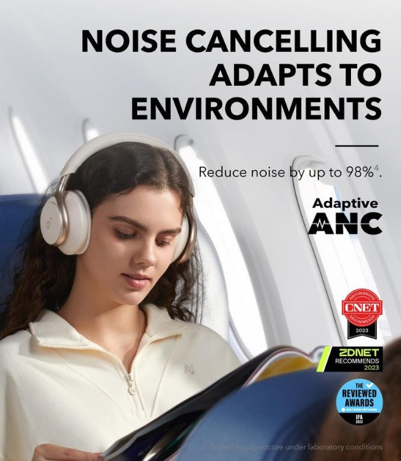 Anker Soundcore Space One A3035021 - Cream White