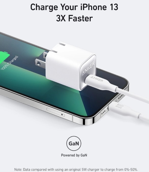 Anker Zolo Wall Charger Type-C 30W Fast Charging A2698L21 - White