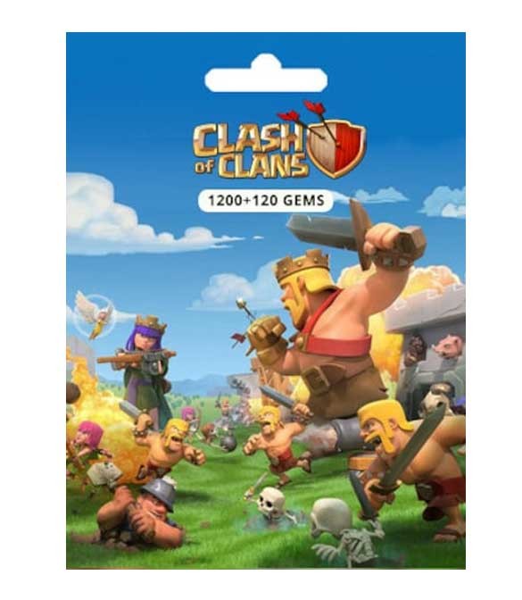 Clash of Clans 1200 + 120 Gems - GLOBAL
