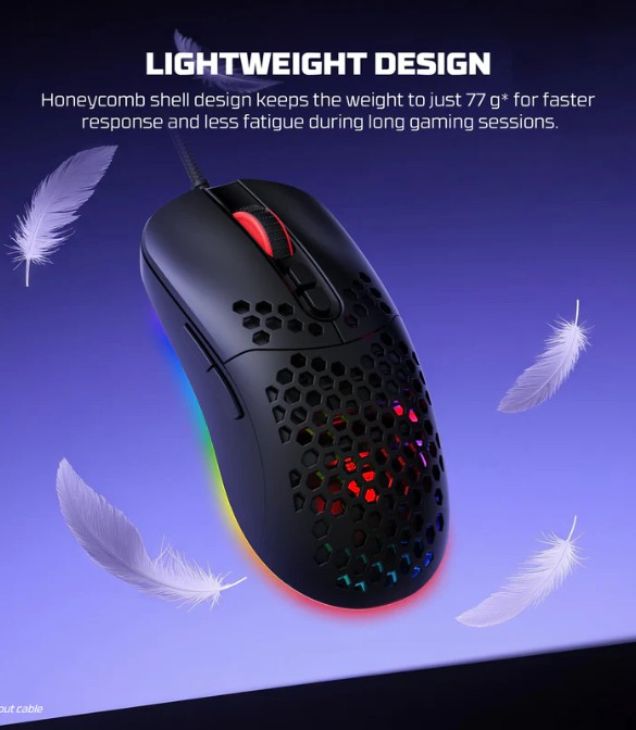 Fantech HERO X18 Gaming Mouse RGB - Black