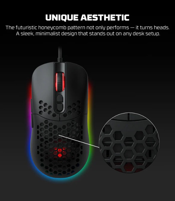 Fantech HERO X18 Gaming Mouse RGB - Black