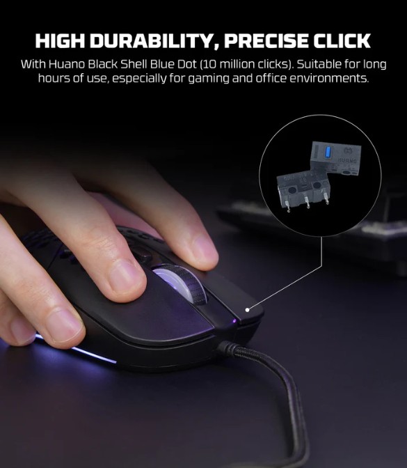 Fantech HERO X18 Gaming Mouse RGB - Black
