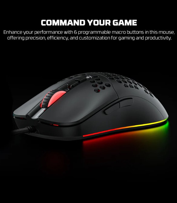 Fantech HERO X18 Gaming Mouse RGB - Black