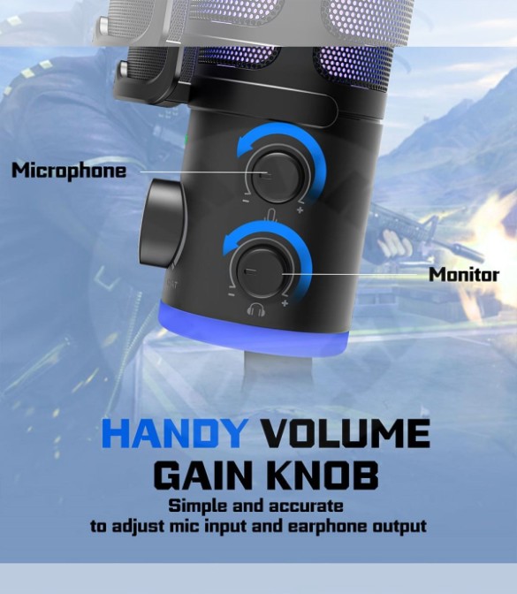 Fifine Ampligame AM6W Condenser Mic
