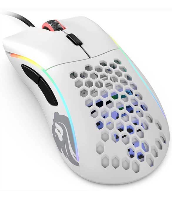 Glorious Model D Honeycomb Mouse ( Matte White )