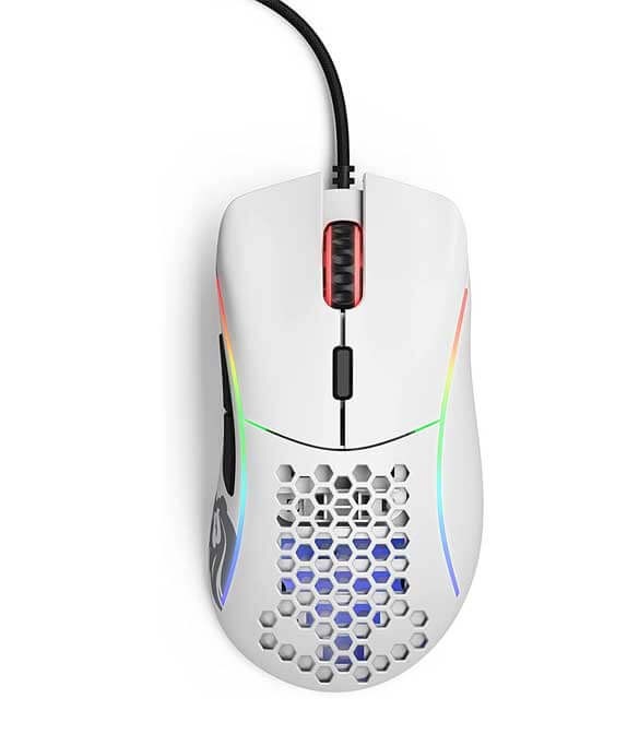 Glorious Model D Honeycomb Mouse ( Matte White )