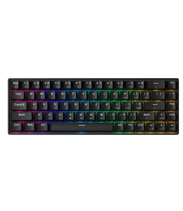 MACHENIKE Raid68 Magnetic gray switch Wired RGB Gaming Keyboard-Black