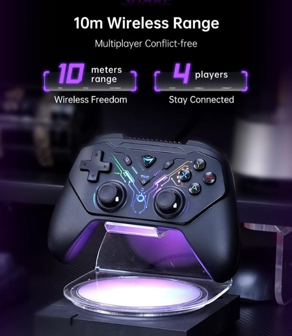 Machenike G3S Wireless Gaming Controller - White