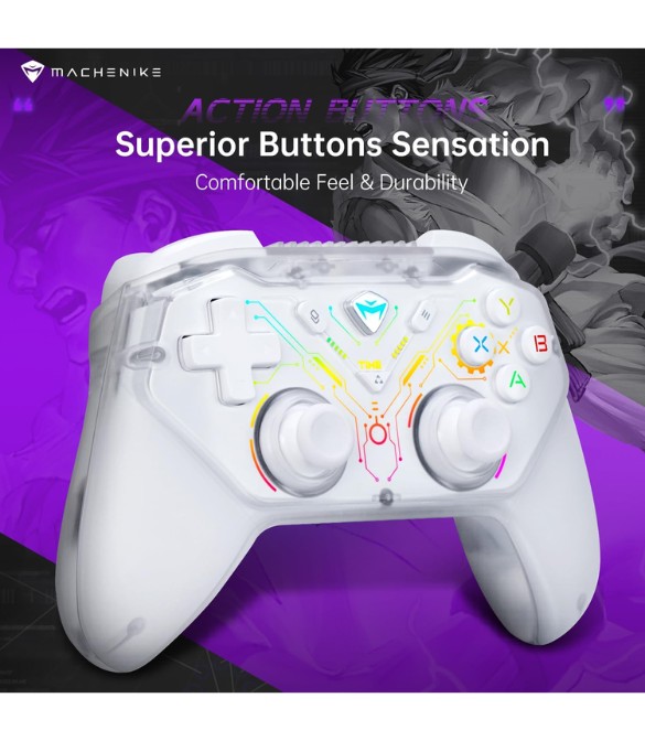 Machenike G3S Wireless Gaming Controller - White