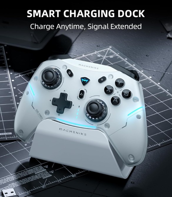 Machenike G5PRO Max SE 1000HZ Wireless Gaming Controller-Grey