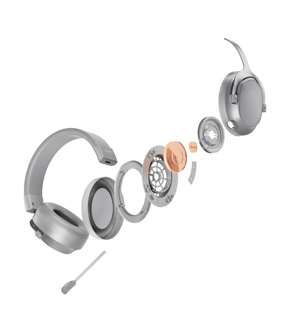 Machenike GX30 E-SPORTS Professional Wired Gaming Headset – 7.1 Surround Sound, LED Lighting, USB Connection, Gray