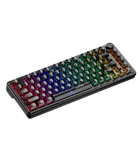 Machenike K500-M81 Wired Magnetic Linear Switch RGB Hot-swap Mechanical Gaming Keyboard-Black