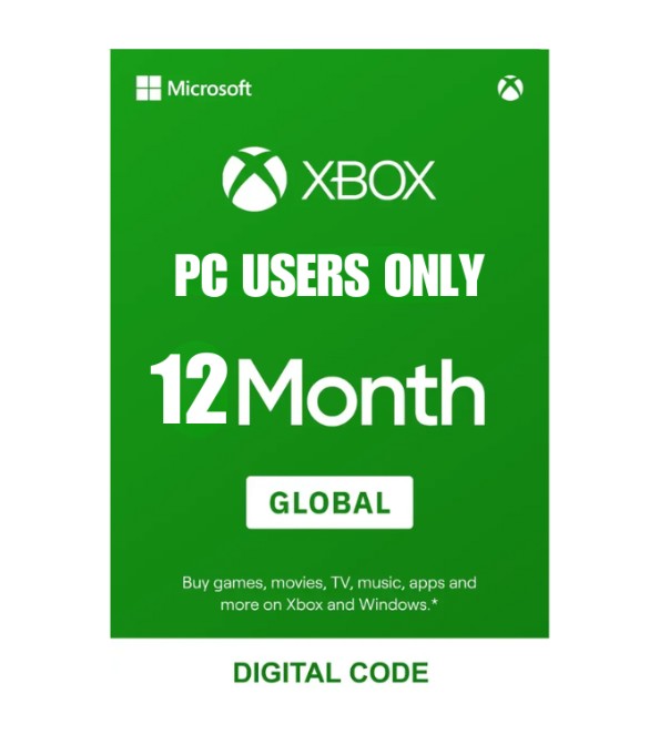 PC Xbox Game Pass Global - 12 Month
