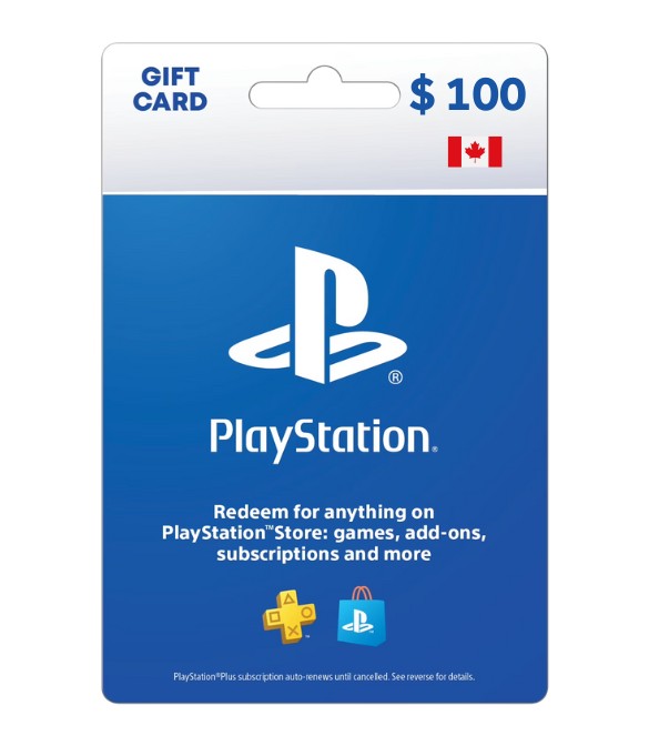 PSN 100$ Canada