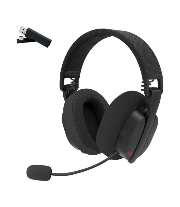 Redragon H888 Wireless Gaming Headset with 7.1 Surround Sound- Black