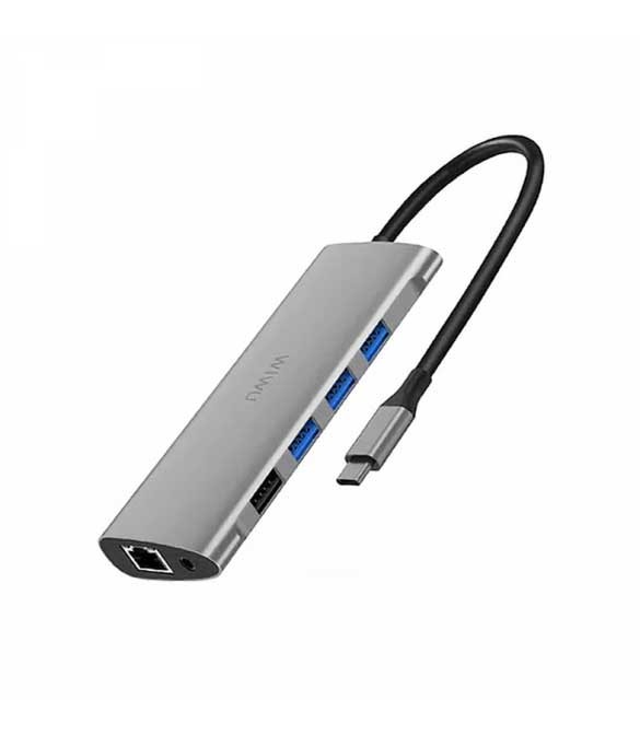 WiWU Alpha 11 in 1 Type-C Hub - Gray